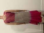 Pink/Grey Ambre flared salwar-Sleeveless