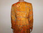 Saffron Radiance: Handcrafted Heritage Gown